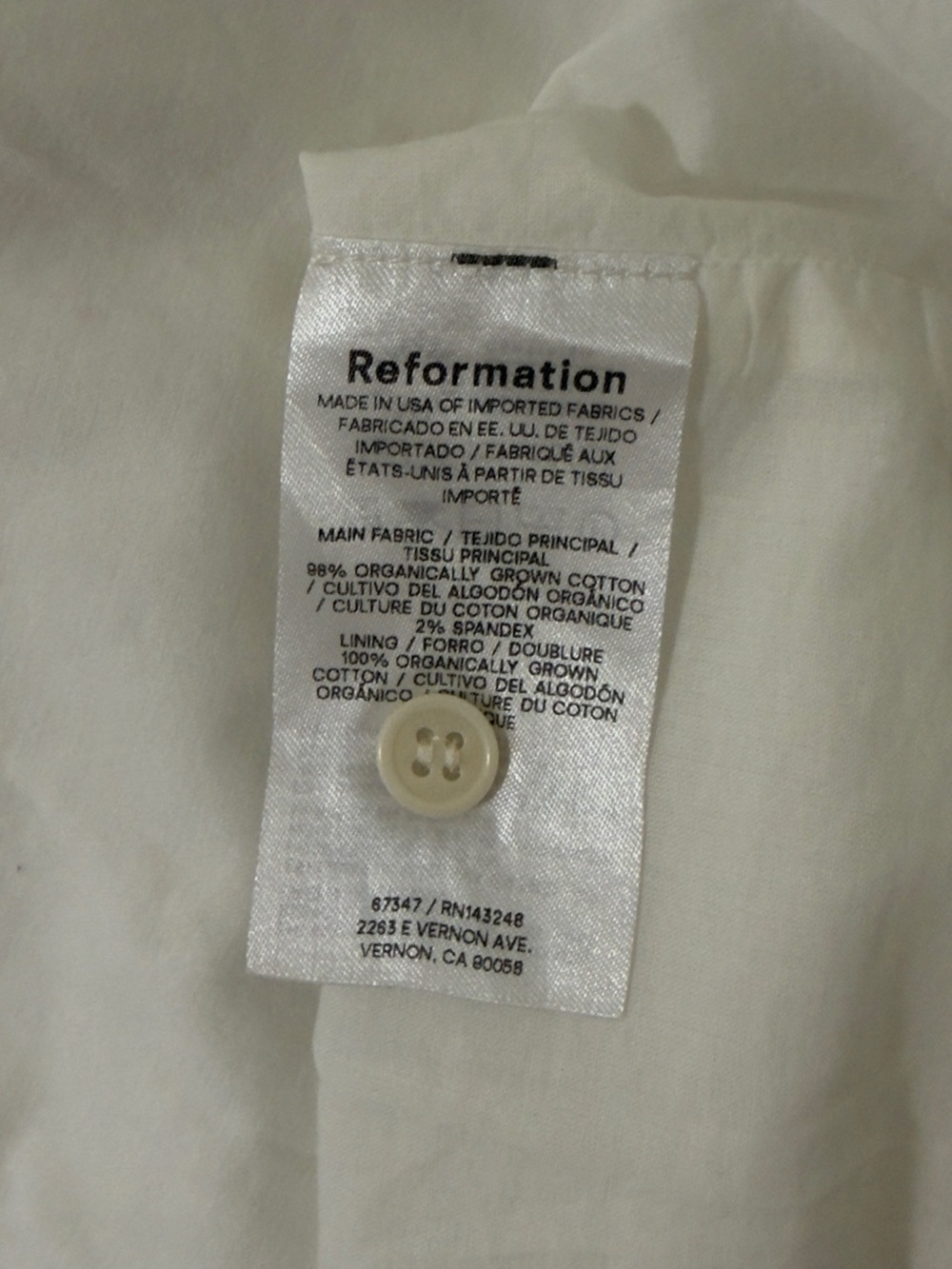 Reformation witchery seam detail maxi shirt dress size 12 cotton! - Picture 9 of 10